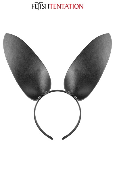 Oreilles de lapin en simili cuir - Fetish Tentation