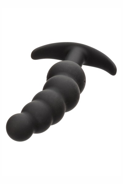 Plug anal Vibrant avec 5 perles - Calexotics