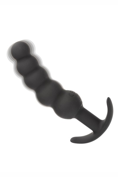 Plug anal Vibrant avec 5 perles - Calexotics
