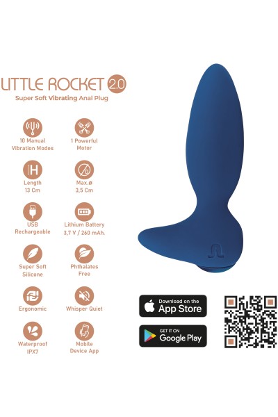 Plug vibrant connecté Little Rocket II