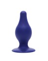 Plug anal double densité bleu 9,3 cm - SilexD