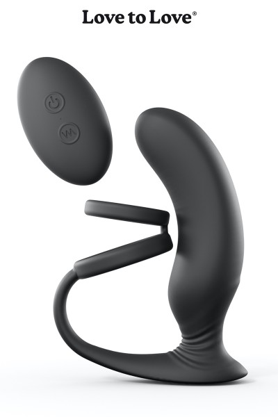 Stimulateur de prostate  cockring Double game
