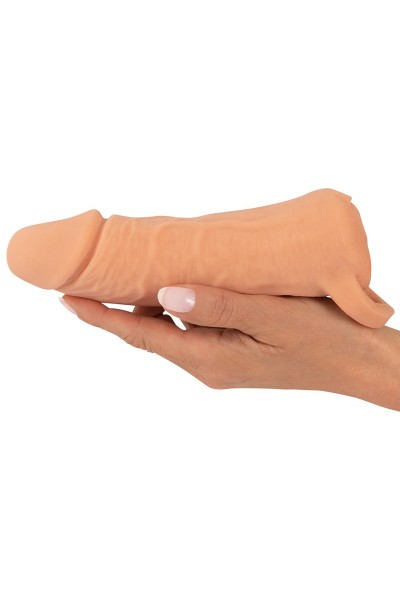 Masturbateur et extension de pénis  18,5 cm - Nature Skin