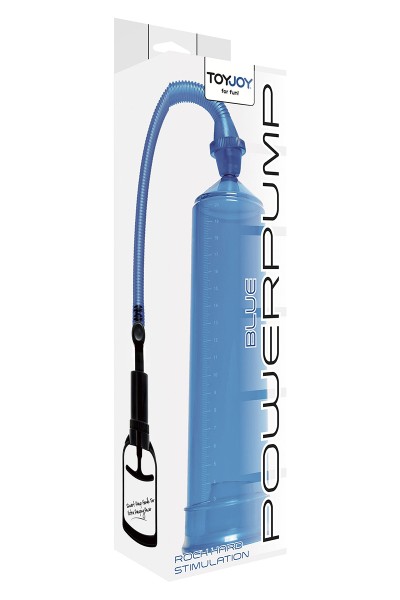 Pompe à pénis ToyJoy Power Pump bleu