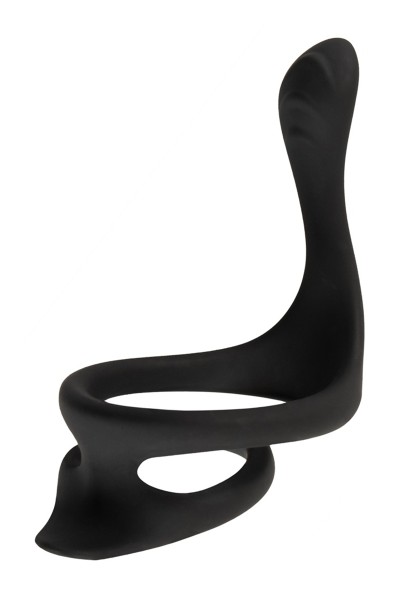Cock  Ball Ring liquid silicone avec écarteur de périnée - Erecto