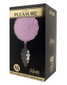 Plug métal Fluffy Twist M mauve - Alive