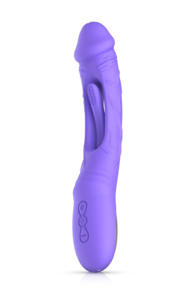 Vibro avec stimulateur de point G Flax - Good Vibes Only