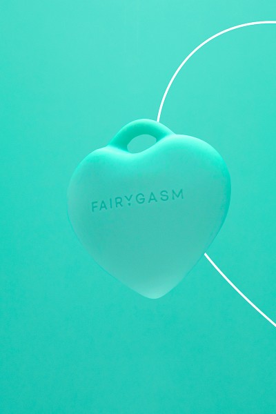 Stimulateur pendentif PleasureStone vert - FairyGasm