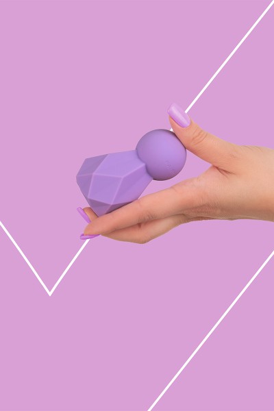 Mini vibro rechargeable BlissKey violet - FairyGasm