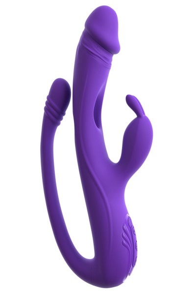 Vibro Rabbit avec tickler flexible - Sweet Smile