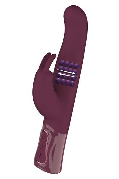 Vibro Rabbit rotatif triple stimulation XXL - She.E.O