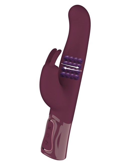 Vibro Rabbit rotatif triple stimulation XXL - She.E.O