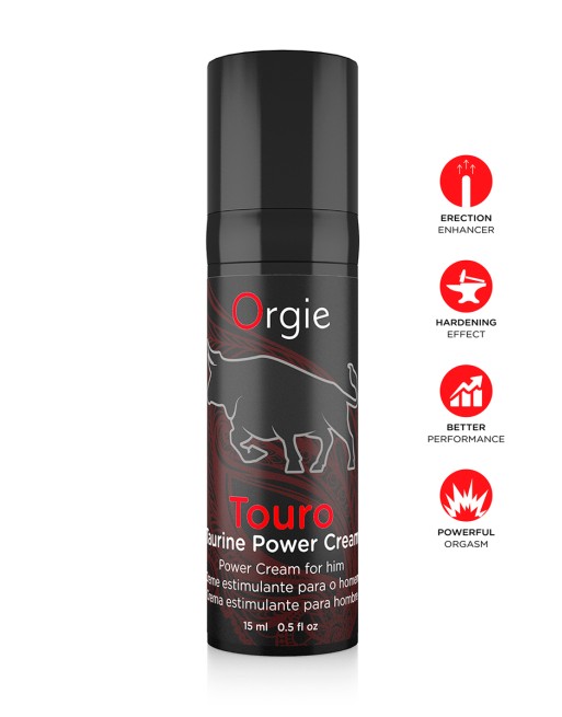 Crème pour améliorer l'érection Touro Power 15ml